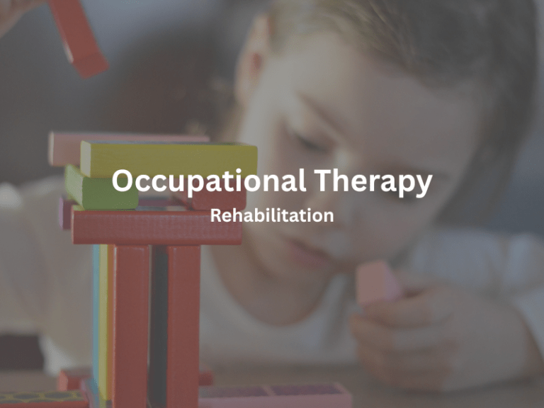 Occupational therapy